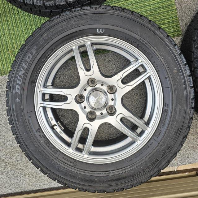 ZACK SPORT-5アルミ 15in 6J +43 PCD114.3 ダンロップDSX冬用4本セット195\65R15 セレナ < 自動車/バイク ZACK SPORT-5アルミ 15in 6J +43 PCD114.3 ダンロップDSX冬用4本セット195\65R15 セレナ < 自動車/バイク