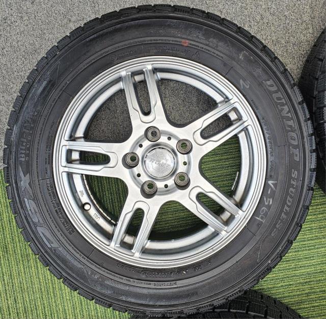 ZACK SPORT-5アルミ 15in 6J +43 PCD114.3 ダンロップDSX冬用4本セット195\65R15 セレナ < 自動車/バイク ZACK SPORT-5アルミ 15in 6J +43 PCD114.3 ダンロップDSX冬用4本セット195\65R15 セレナ < 自動車/バイク