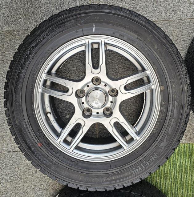 ZACK SPORT-5アルミ 15in 6J +43 PCD114.3 ダンロップDSX冬用4本セット195\65R15 セレナ < 自動車/バイク ZACK SPORT-5アルミ 15in 6J +43 PCD114.3 ダンロップDSX冬用4本セット195\65R15 セレナ < 自動車/バイク