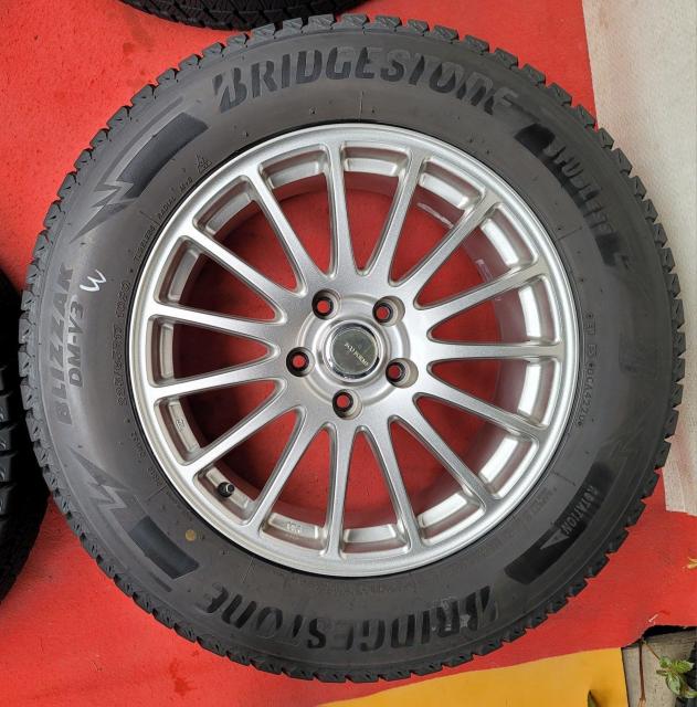 ECO FORME エコフォルムアルミホイール17インチ7J +38 pcd 114.3スタッドレスタイヤ付き4本セット < 自動車/バイク ECO FORME エコフォルムアルミホイール17インチ7J +38 pcd 114.3スタッドレスタイヤ付き4本セット < 自動車/バイク