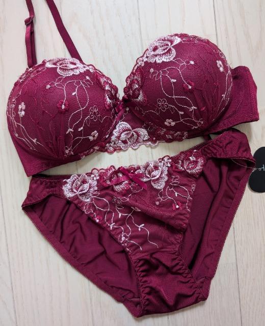 C75/M★Wパット★盛れるノンワイヤーブラジャーショーツセット★新品★送料無料 < 女性ファッション  C75/M★Wパット★盛れるノンワイヤーブラジャーショーツセット★新品★送料無料 < 女性ファッションの