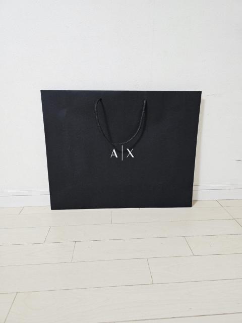 (6) ARMANI EXCHANGE ショップ袋 特大 1枚 40p×50p < ブランド  (6) ARMANI EXCHANGE ショップ袋 特大 1枚 40p×50p  < ブランドの