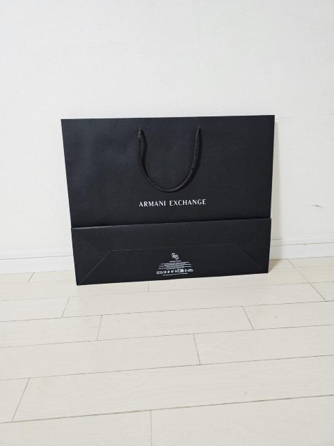 (6) ARMANI EXCHANGE ショップ袋 特大 1枚 40p×50p < ブランド  (6) ARMANI EXCHANGE ショップ袋 特大 1枚 40p×50p < ブランドの