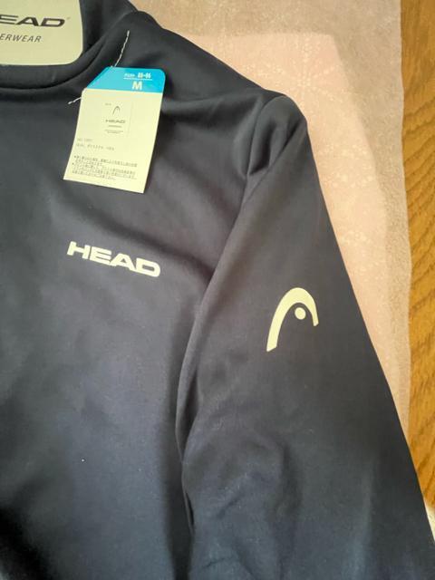 Mサイズ!2枚セット!高貴紳士的!HEAD!ブランド品!暖か!裏起毛!男のネイビー色合い!ハイネック!長袖インナーシャツ! < 男性ファッション Mサイズ!2枚セット!高貴紳士的!HEAD!ブランド品!暖か!裏起毛!男のネイビー色合い!ハイネック!長袖インナーシャツ! < 男性ファッションの