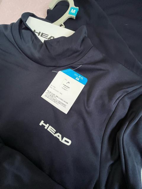 Mサイズ!2枚セット!高貴紳士的!HEAD!ブランド品!暖か!裏起毛!男のネイビー色合い!ハイネック!長袖インナーシャツ! < 男性ファッション Mサイズ!2枚セット!高貴紳士的!HEAD!ブランド品!暖か!裏起毛!男のネイビー色合い!ハイネック!長袖インナーシャツ! < 男性ファッションの