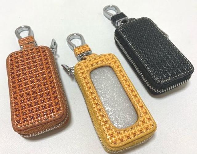 スマートキーケース type2 インテリジェントキー 本革風 < 自動車/バイク スマートキーケース type2 インテリジェントキー 本革風 < 自動車/バイク