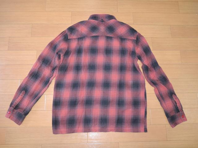 NEIGHBORHOODネイバーフッドLOGGERチェックシャツM赤黒 < ブランド  NEIGHBORHOODネイバーフッドLOGGERチェックシャツM赤黒 < ブランドの