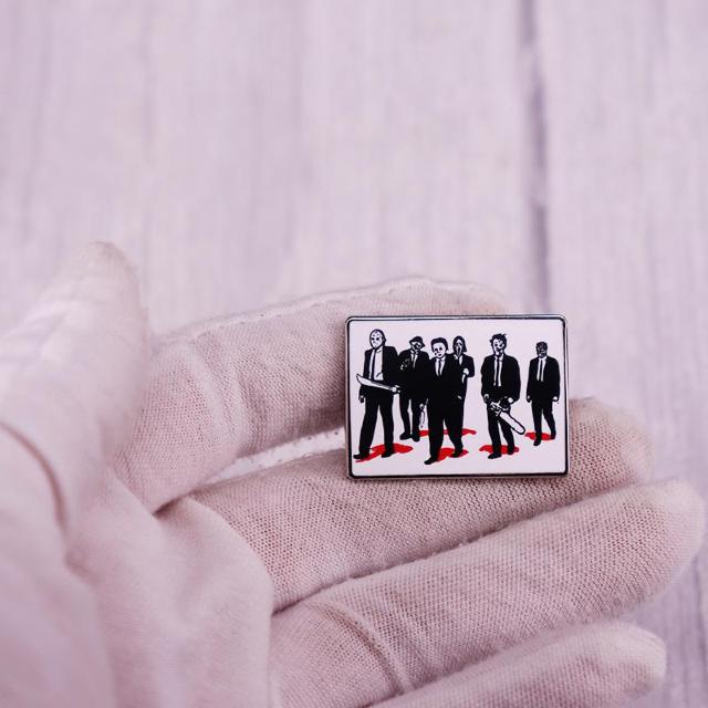 新品レザボア・ドッグス パロ ホラー映画キャラクター ピンブローチ < 男性アクセサリー/時計 新品レザボア・ドッグス パロ ホラー映画キャラクター ピンブローチ < 男性アクセサリー/時計の