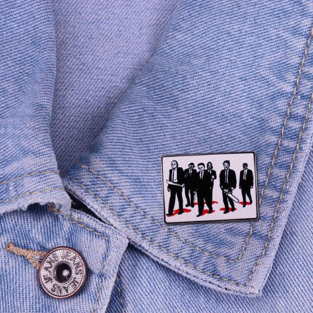 新品レザボア・ドッグス パロ ホラー映画キャラクター ピンブローチ < 男性アクセサリー/時計 新品レザボア・ドッグス パロ ホラー映画キャラクター ピンブローチ < 男性アクセサリー/時計の