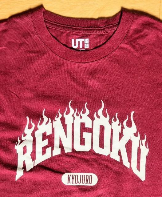 UNIQLO☆鬼滅の刃の煉獄杏寿郎ロゴTシャツS < アニメ/コミック/キャラクター  UNIQLO☆鬼滅の刃の煉獄杏寿郎ロゴTシャツS < アニメ/コミック/キャラクターの
