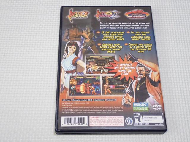 PS2ART OF FIGHTING ANTHOLOGY CO kĔ  Q[{/\tg 