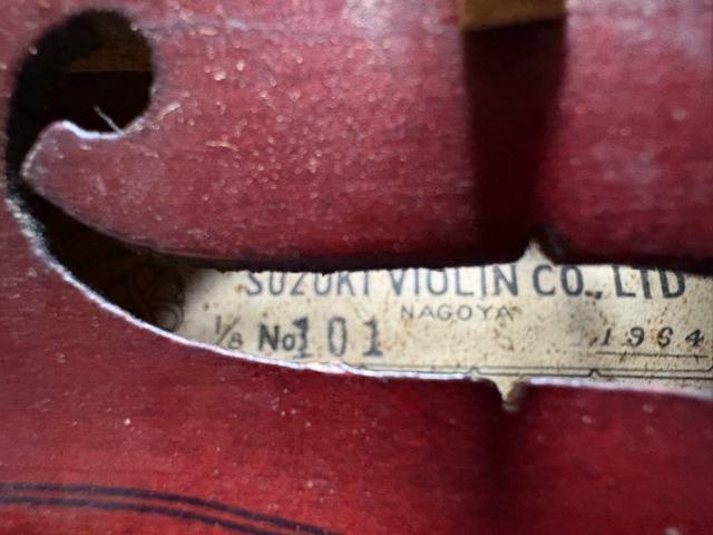 SUZUKI バイオリン 1/8サイズ NO.101 ケース付1903-08-1 < ホビー SUZUKI バイオリン 1/8サイズ NO.101 ケース付1903-08-1 < ホビーの