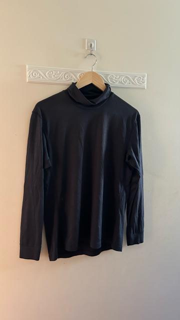 ユニクロ メンズ ウールブレンドタートルネックT 長袖Tシャツ インナー ヒートテック ネイビー M < ブランド ユニクロ メンズ ウールブレンドタートルネックT 長袖Tシャツ インナー ヒートテック ネイビー M < ブランドの