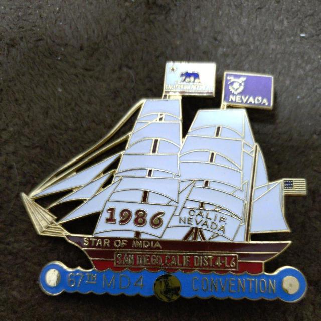 1986年 帆船 ピンバッチ < ホビー 1986年 帆船 ピンバッチ < ホビーの