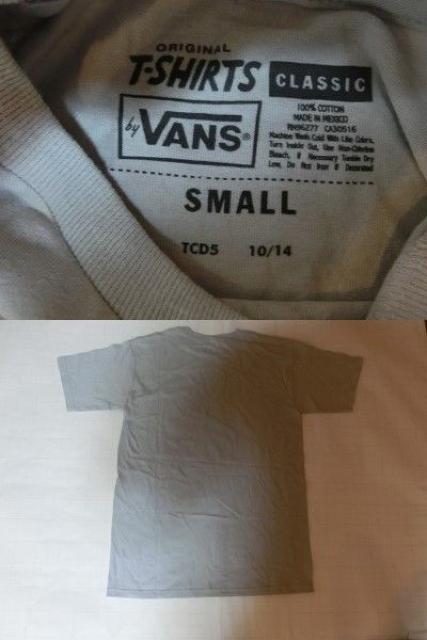 ☆USA購入 アメカジ【Vans】バンズ【BeerPong】イラストT US S灰 < 男性ファッション  ☆USA購入 アメカジ【Vans】バンズ【BeerPong】イラストT US S灰 < 男性ファッションの