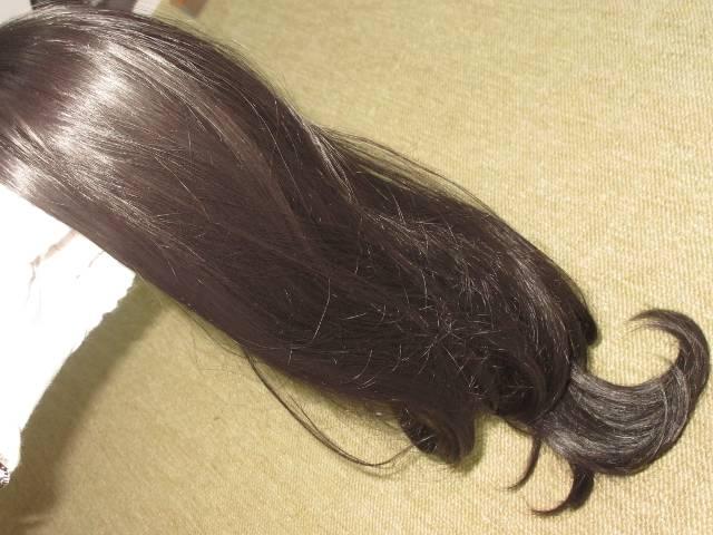 クリップ式*ウィッグロングポニーテール*ワンタッチ(黒) < 女性アクセサリー/時計  クリップ式*ウィッグロングポニーテール*ワンタッチ(黒) < 女性アクセサリー/時計の