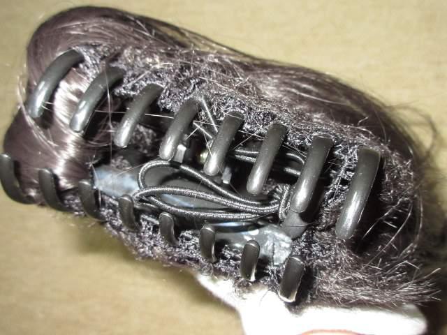 クリップ式*ウィッグロングポニーテール*ワンタッチ(黒) < 女性アクセサリー/時計  クリップ式*ウィッグロングポニーテール*ワンタッチ(黒) < 女性アクセサリー/時計の