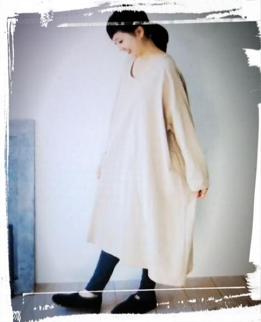 *natural cotton ユッタリ+シンプル ワンピース* 新品 ベージュ < 女性ファッション *natural cotton ユッタリ+シンプル ワンピース* 新品 ベージュ < 女性ファッションの