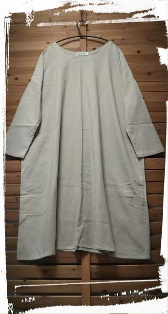*natural cotton ユッタリ+シンプル ワンピース* 新品 ベージュ < 女性ファッション *natural cotton ユッタリ+シンプル ワンピース* 新品 ベージュ < 女性ファッションの