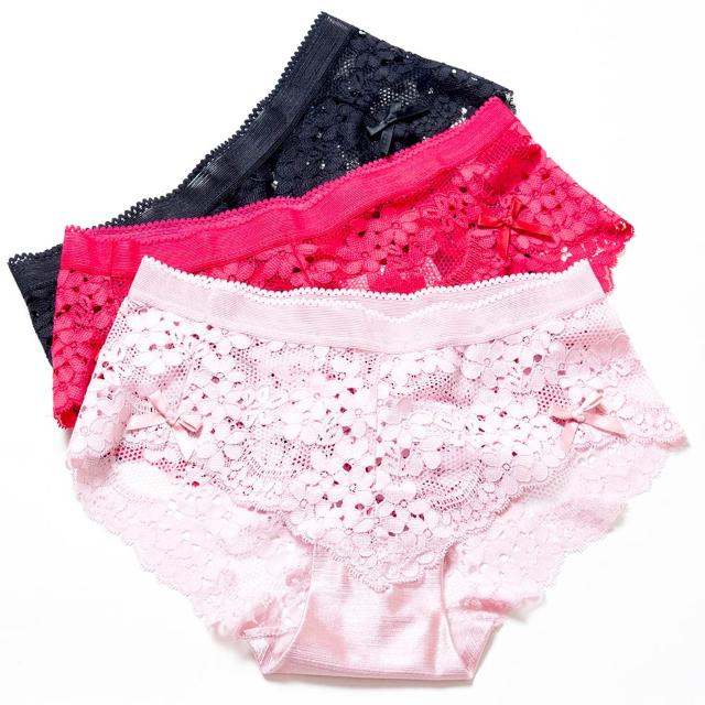 プチリボン付き 花柄レース セクシーフルバックパンティ HP < 女性ファッション プチリボン付き 花柄レース セクシーフルバックパンティ HP < 女性ファッションの