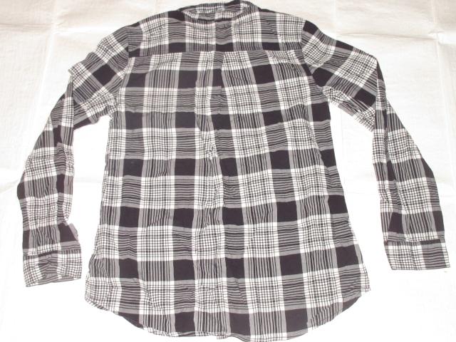 オールドネイビー*コットン長袖シャツ*トップス(黒チェック) < ブランド オールドネイビー*コットン長袖シャツ*トップス(黒チェック) < ブランドの