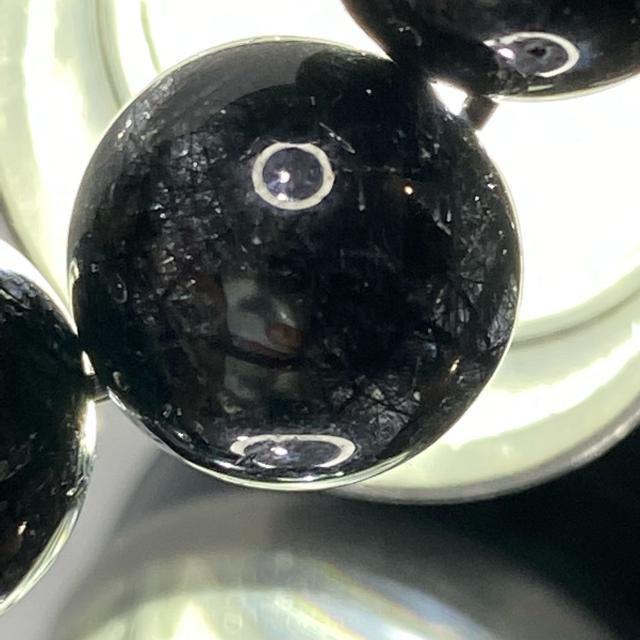 《No.409》黒針 天然石モリオンルチル ブラジル産 < 女性アクセサリー/時計  《No.409》黒針 天然石モリオンルチル ブラジル産  < 女性アクセサリー/時計の