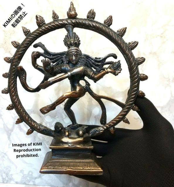 ダンシングシヴァ 高さ21.5cm ガンメタル製 ナタラージャ ヒンドゥ教美術 像 銅像 シヴァ Shiva Nataraja < ホビー  ダンシングシヴァ 高さ21.5cm ガンメタル製 ナタラージャ ヒンドゥ教美術 像 銅像 シヴァ Shiva Nataraja < ホビーの