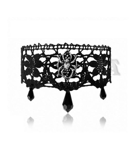ALCHEMY GOTHIC: ARACHNATHEA LACE CHOKER < 女性アクセサリー/時計  ALCHEMY GOTHIC: ARACHNATHEA LACE CHOKER < 女性アクセサリー/時計の