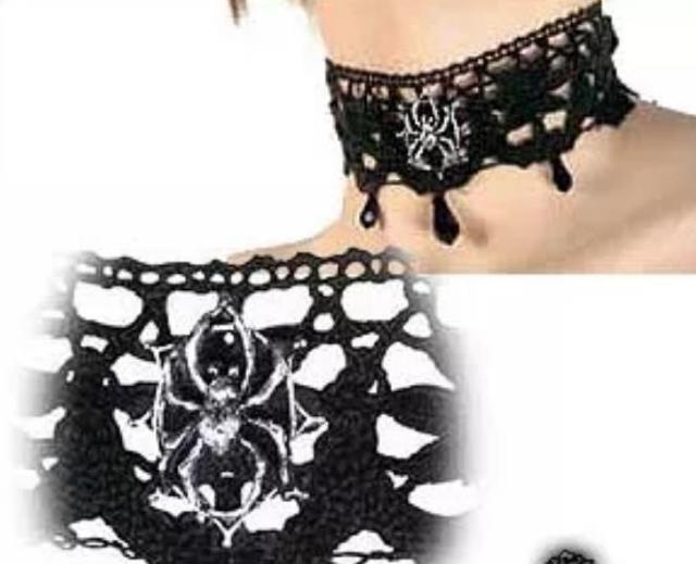ALCHEMY GOTHIC: ARACHNATHEA LACE CHOKER < 女性アクセサリー/時計  ALCHEMY GOTHIC: ARACHNATHEA LACE CHOKER < 女性アクセサリー/時計の