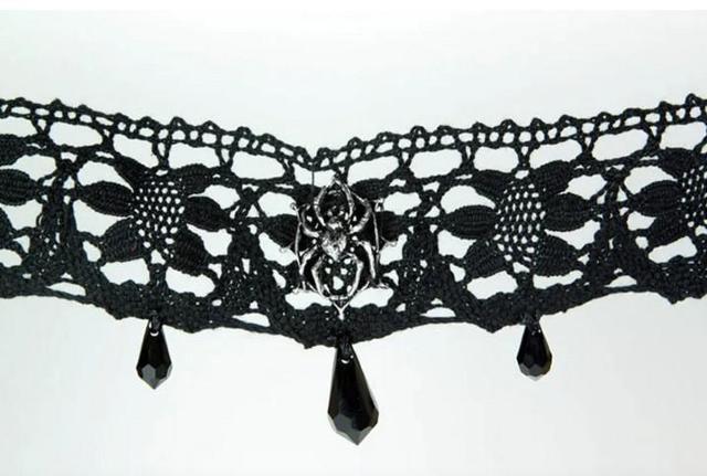 ALCHEMY GOTHIC: ARACHNATHEA LACE CHOKER < 女性アクセサリー/時計  ALCHEMY GOTHIC: ARACHNATHEA LACE CHOKER < 女性アクセサリー/時計の