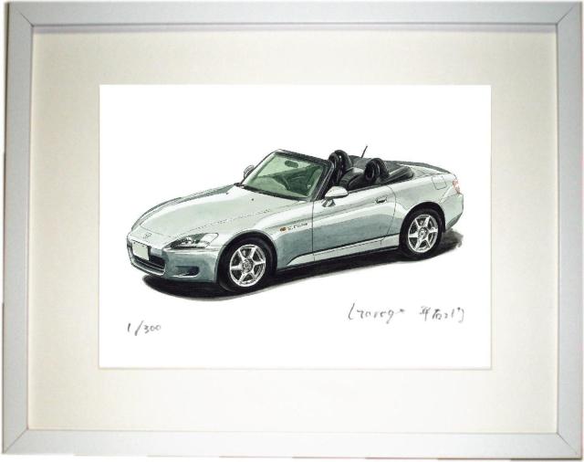 NC-1182ホンダS2000限定版画サイン額装済作家平右ヱ門 < 自動車/バイク NC-1182ホンダS2000限定版画サイン額装済作家平右ヱ門 < 自動車/バイク