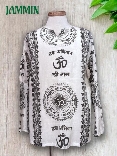 アジアン柄クルタ エスニック 長袖 アジアン ヒッピー サイケ 個性派 < 男性ファッション アジアン柄クルタ エスニック 長袖 アジアン ヒッピー サイケ 個性派 < 男性ファッションの