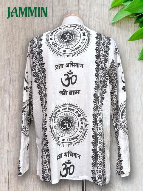 アジアン柄クルタ エスニック 長袖 アジアン ヒッピー サイケ 個性派 < 男性ファッション アジアン柄クルタ エスニック 長袖 アジアン ヒッピー サイケ 個性派 < 男性ファッションの