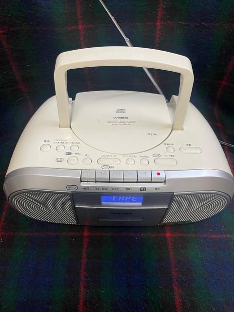 カセットOK AMFMラジオOK CDダメ 東芝TY-CK4 TOSHIBA カセット 白 東芝 CDラジオカセットレコーダー < CD/DVD/ビデオ カセットOK AMFMラジオOK CDダメ 東芝TY-CK4 TOSHIBA カセット 白 東芝 CDラジオカセットレコーダー < CD/DVD/ビデオの