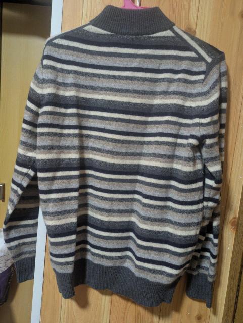☆ウール100%☆ユニクロメンズセーター ボーダー < 男性ファッション ☆ウール100%☆ユニクロメンズセーター ボーダー < 男性ファッションの