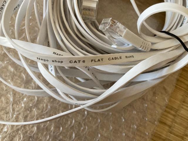 �t���b�g LAN�P�[�u�� cat6 15m  1.3mm�� 1Gbps/250MHz �� PC�{��/���Ӌ@��� 