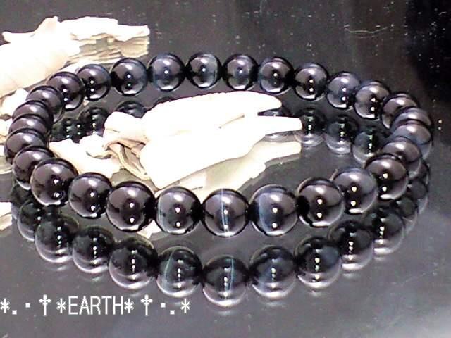 天然石★6ミリ◆ホークスブルータイガーアイ青虎目石AAA数珠 < 女性アクセサリー/時計  天然石★6ミリ◆ホークスブルータイガーアイ青虎目石AAA数珠  < 女性アクセサリー/時計の