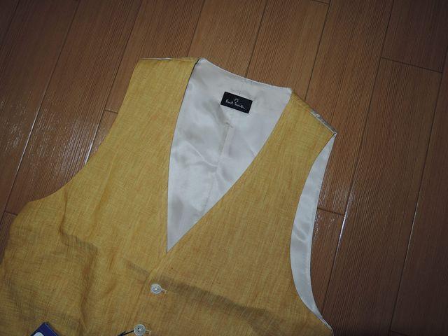 新品ポールスミスPaul Smith麻ジレベストMヘンプ < ブランド 新品ポールスミスPaul Smith麻ジレベストMヘンプ < ブランドの