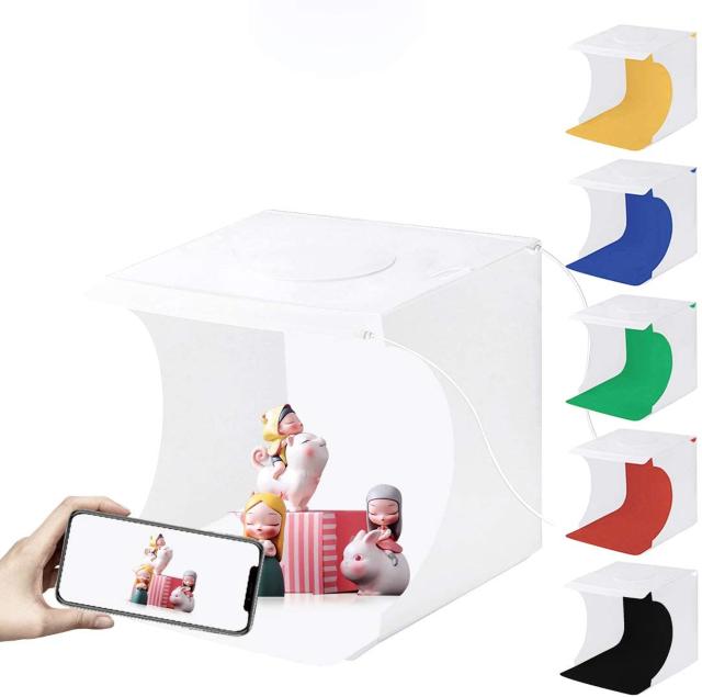 20cm撮影ボックス サイズ的に小物専用な撮影ボックス 2LED < 家電/AV  20cm撮影ボックス サイズ的に小物専用な撮影ボックス 2LED  < 家電/AVの