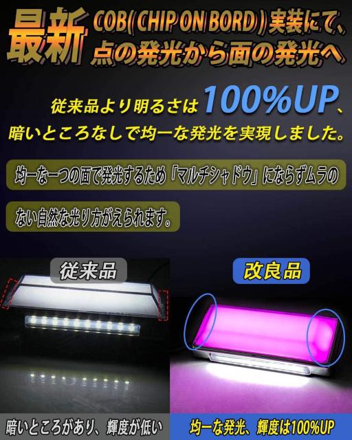 LEDサイドマーカー+路肩灯 2個セット(ピンク) < 自動車/バイク LEDサイドマーカー+路肩灯 2個セット(ピンク) < 自動車/バイク