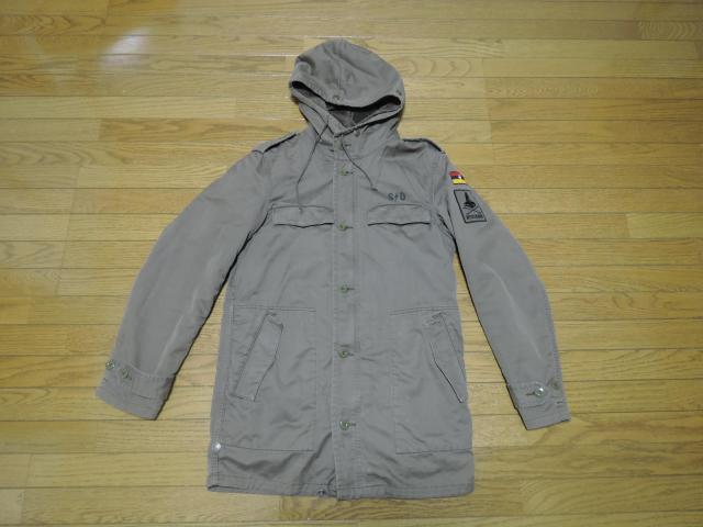 HYSTERIC GLAMOUR ヒステリックグラマー 2WAY モッズコート S ミリタリー コート ジャケット ワッペンガール < ブランド  HYSTERIC GLAMOUR ヒステリックグラマー 2WAY モッズコート S ミリタリー コート ジャケット ワッペンガール < ブランドの