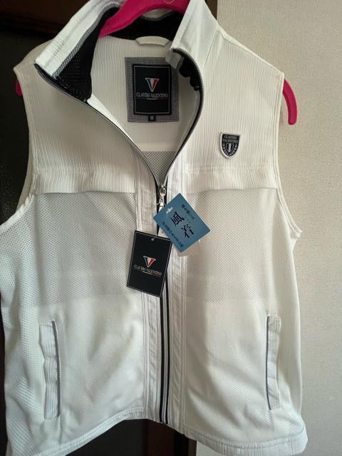 Mサイズ!高貴紳士的ブランド品!CLAUDIO VALENTINO!クレープ&メッシュ素材!風を感じる!清涼感ある着心地!ベスト! < 男性ファッション  Mサイズ!高貴紳士的ブランド品!CLAUDIO VALENTINO!クレープ&メッシュ素材!風を感じる!清涼感ある着心地!ベスト! < 男性ファッションの