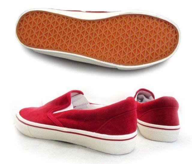 1円~C716新品REALIZEスリッポンスニーカー26aRED♂ < 男性ファッション 1円~C716新品REALIZEスリッポンスニーカー26aRED♂ < 男性ファッションの