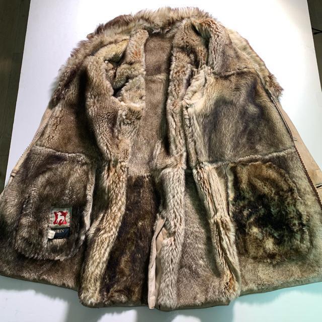 スペイン製 本革 リアルムートン レザーコート M スパニッシュラムスキン ムートンコート ムートンジャケット ラムレザー < 男性ファッション  スペイン製 本革 リアルムートン レザーコート M スパニッシュラムスキン ムートンコート ムートンジャケット ラムレザー < 男性ファッションの