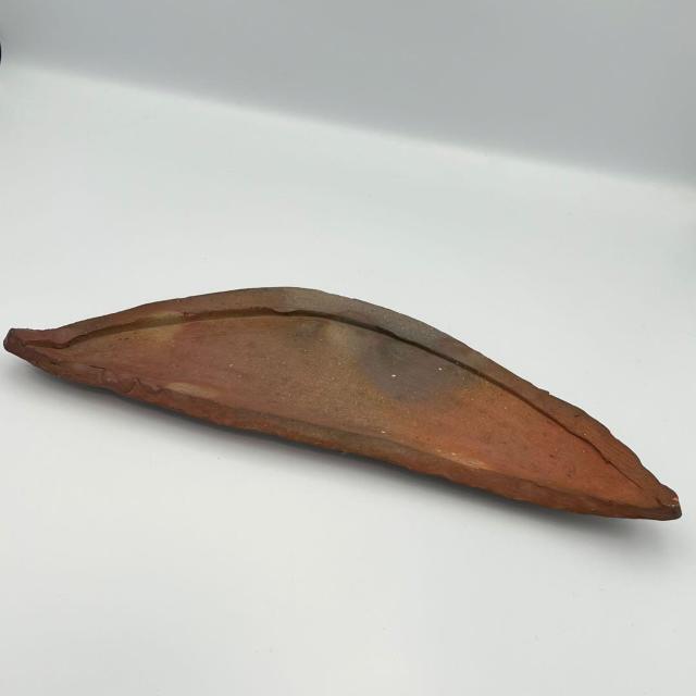 備前焼 福島一夫 皿 プレート 34×14cm 半円 作家物 < ホビー 備前焼 福島一夫 皿 プレート 34×14cm 半円 作家物 < ホビーの