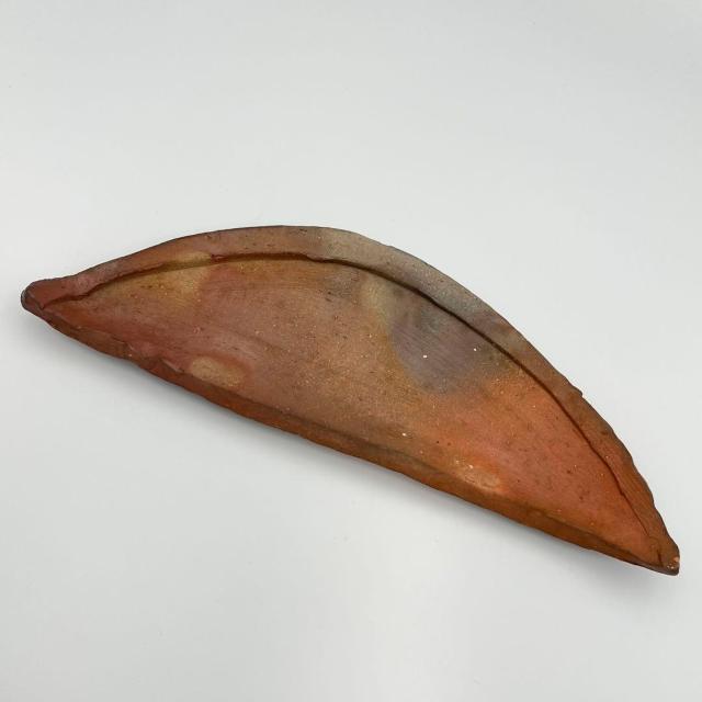 備前焼 福島一夫 皿 プレート 34×14cm 半円 作家物 < ホビー 備前焼 福島一夫 皿 プレート 34×14cm 半円 作家物 < ホビーの