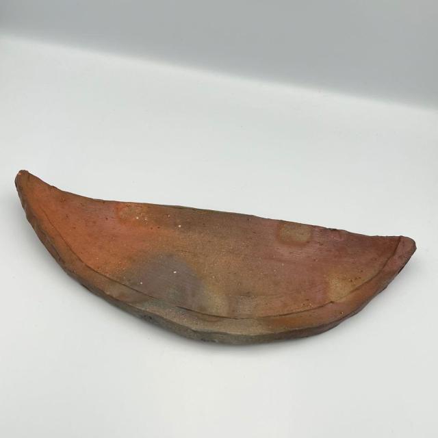 備前焼 福島一夫 皿 プレート 34×14cm 半円 作家物 < ホビー 備前焼 福島一夫 皿 プレート 34×14cm 半円 作家物 < ホビーの