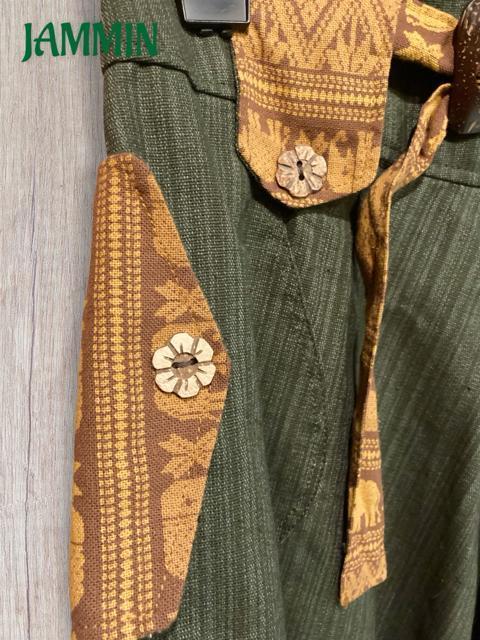 織り柄アジアンサルエルパンツ カーキ アジアン エスニック 男女兼用 < 男性ファッション 織り柄アジアンサルエルパンツ カーキ アジアン エスニック 男女兼用 < 男性ファッションの