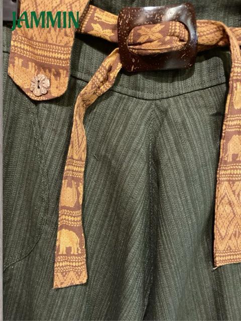 織り柄アジアンサルエルパンツ カーキ アジアン エスニック 男女兼用 < 男性ファッション 織り柄アジアンサルエルパンツ カーキ アジアン エスニック 男女兼用 < 男性ファッションの