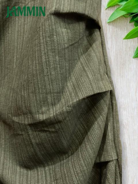 織り柄アジアンサルエルパンツ カーキ アジアン エスニック 男女兼用 < 男性ファッション 織り柄アジアンサルエルパンツ カーキ アジアン エスニック 男女兼用 < 男性ファッションの